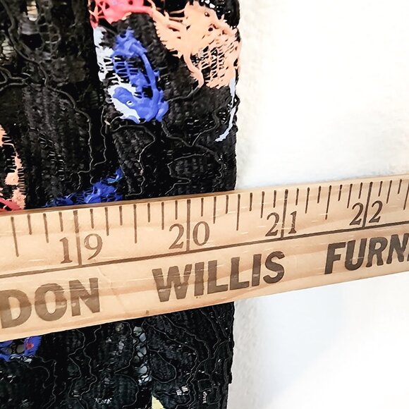 Vintage Signature By Robbie Bee Lace Tank Midi Dress XL WimsiGoth Y2K 90s Grunge - Picture 13 of 14